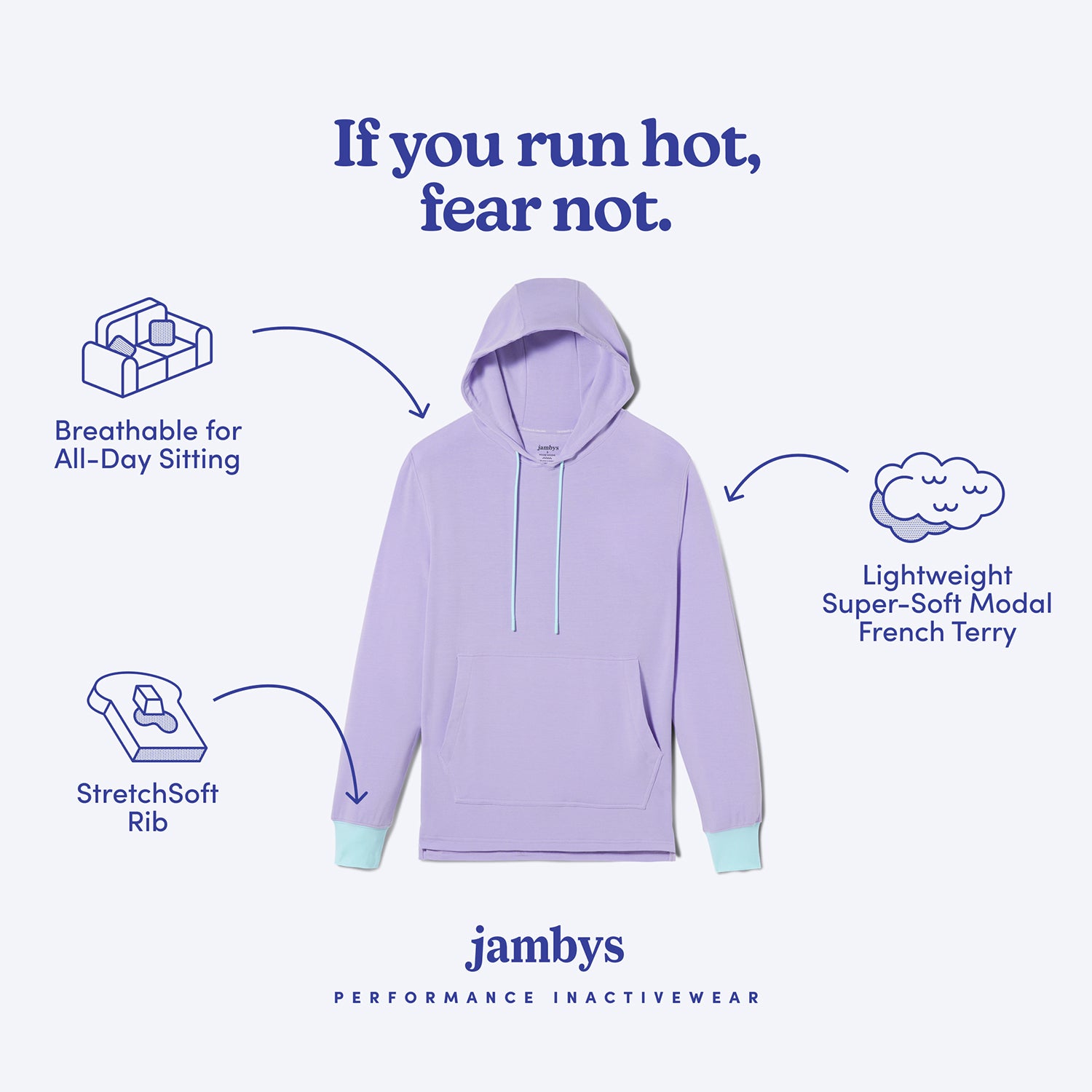 Lavender sales purple hoodie