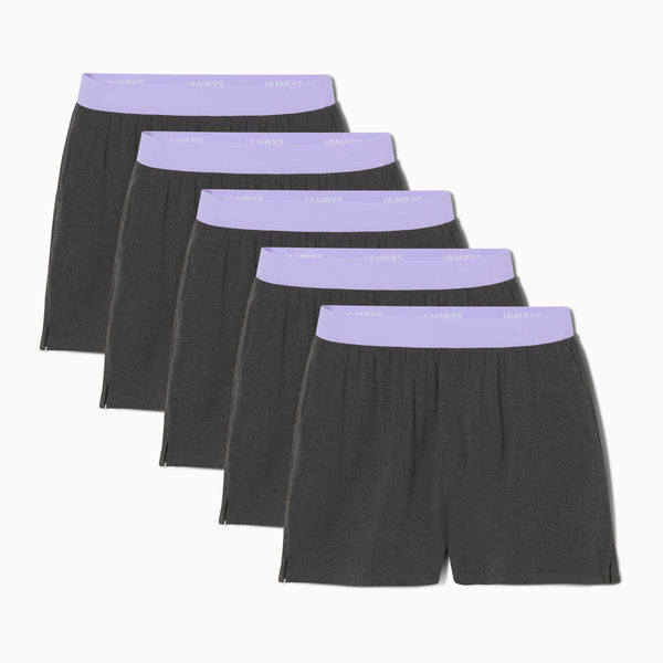 Gray/Lavender 5-Pack Jambys