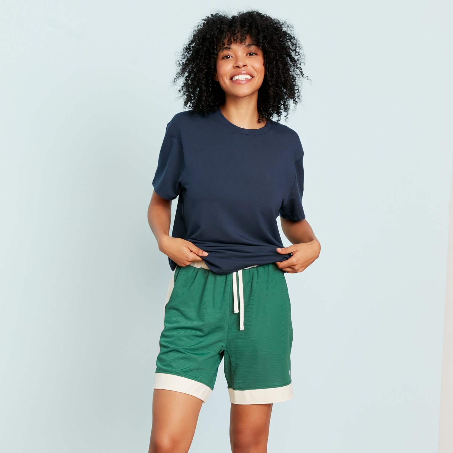 Teal sales basketball shorts