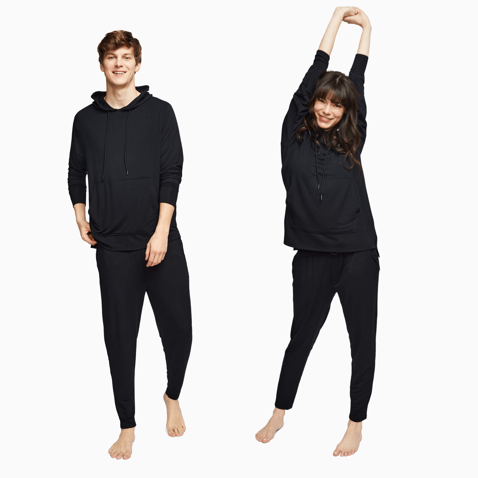 Breathable No-Sweat Sweatpants | Long Jambys | Jambys | Black